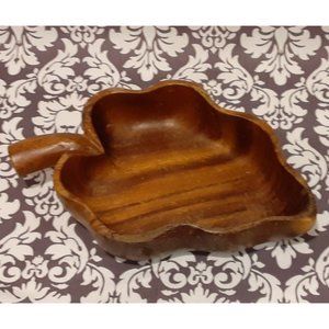 Vintage Wooden Grape Shape Bowl